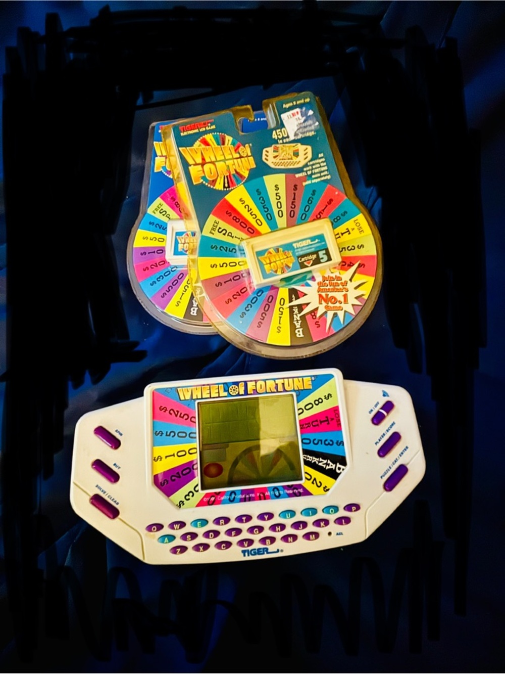 Tiger Electronics Wheel of Fortune Handheld Game - White